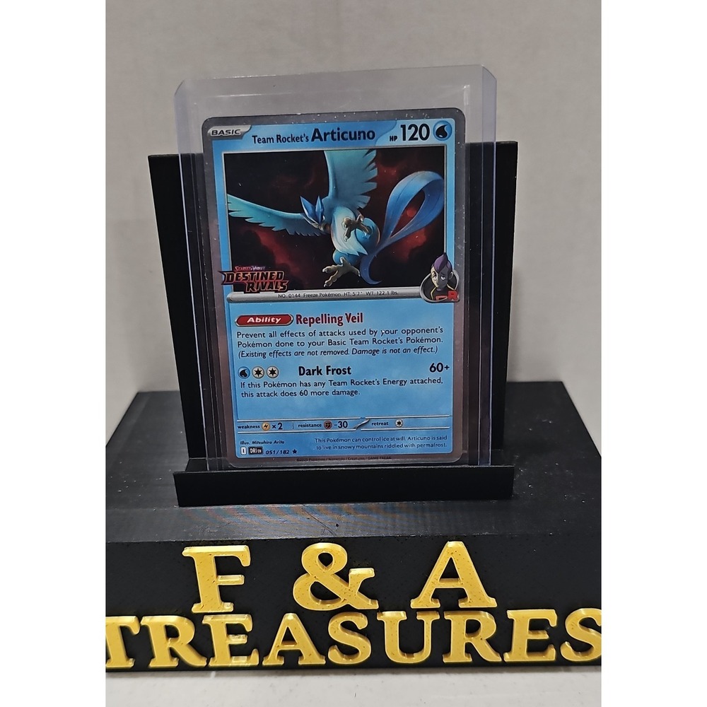 Team Rocket's Articuno - (Cosmos Holo) (Destined Rivals Stamp) 051/182